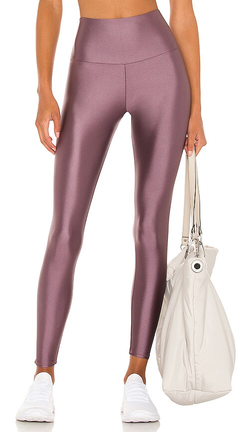 onzie High Rise Liquid Legging in Toasted Mauve Liquid