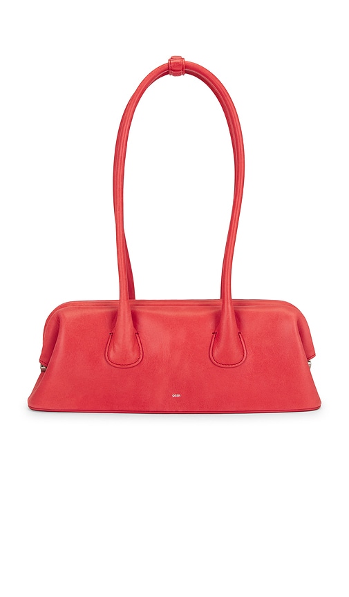 Osoi Boat Wide Mini Shoulder Bag In Red