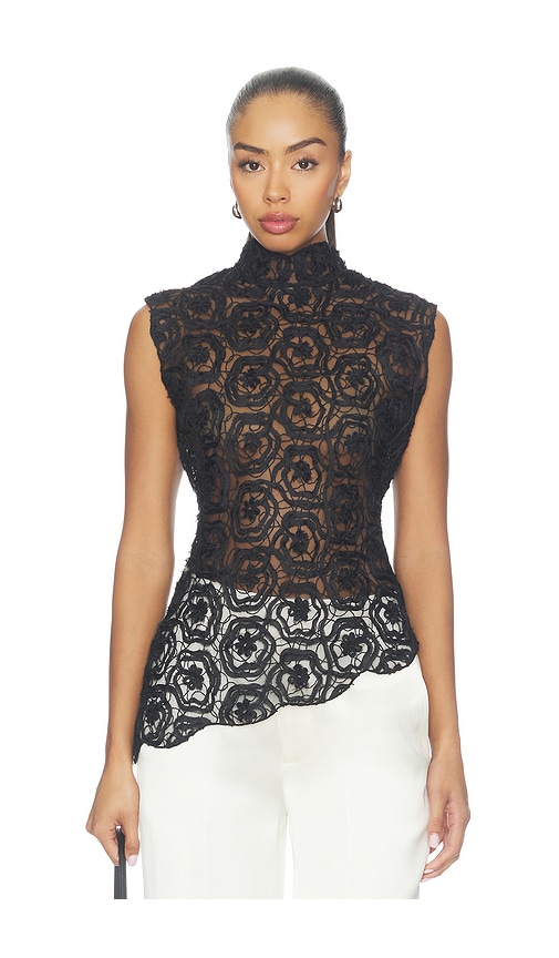 Donatella Top by Opéra SPORT in Black