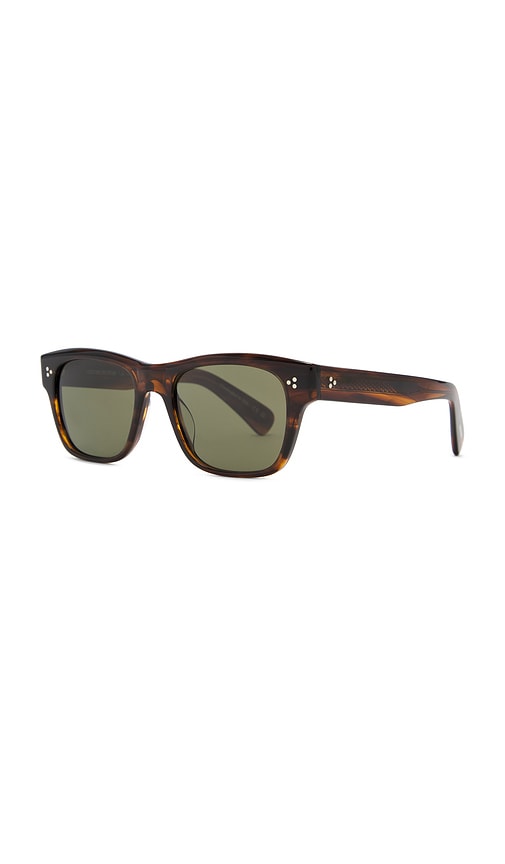 Shop Oliver Peoples Birell Sun Sunglasses In Brown