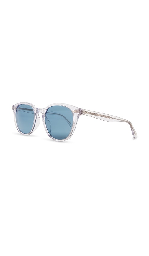 Shop Oliver Peoples Desmon Polarized Sunglasses In 크리스탈