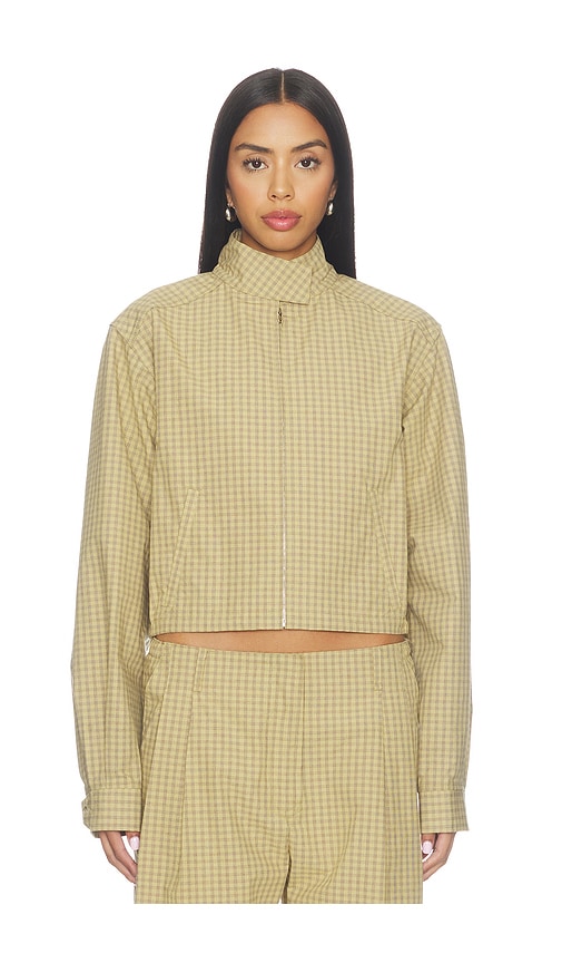 The Workwear Jacket by Orseund Iris in Tan Black Plaid
