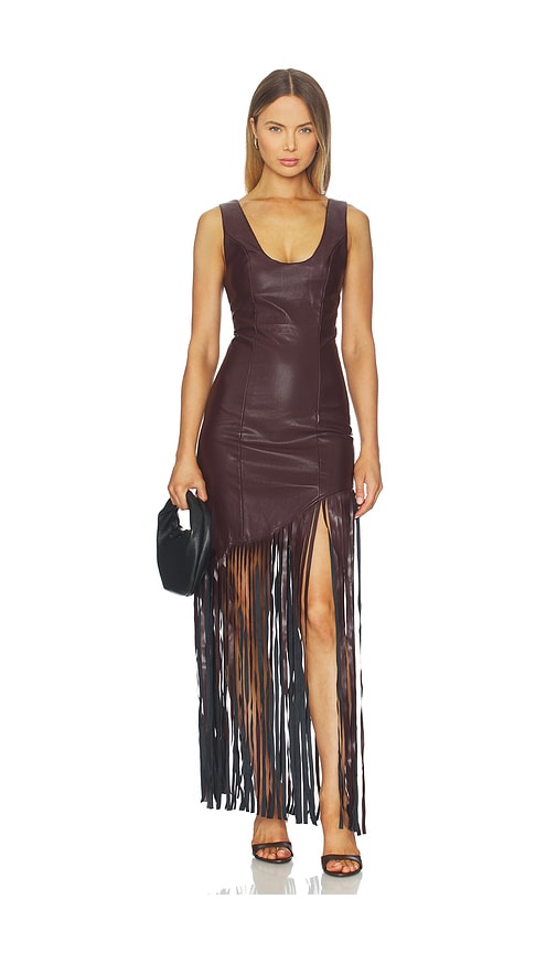 Osis Studio Adria Dress In Burgundy