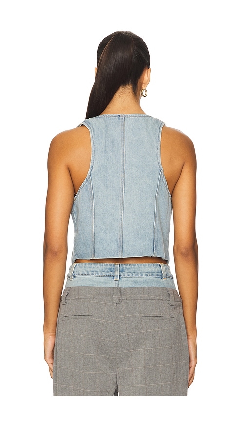  Osis Studio Nana Vest In Blue. Size S. Also In Xs, M. 