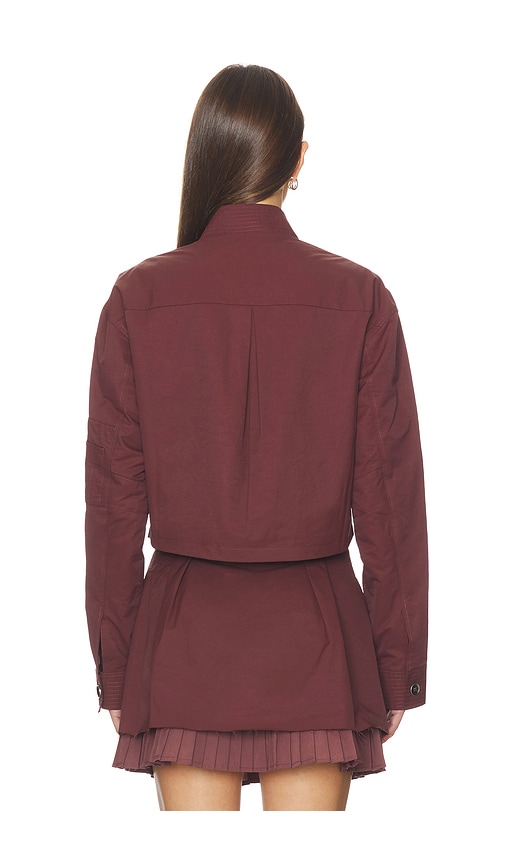  Osis Studio Jacke Ayla In Burgundy. Größe S. Also In Xs, M, L, Xl. 