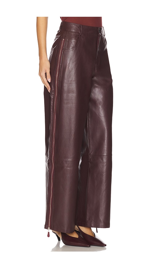  Osis Studio Norma Pant In Burgundy. Size Xs. Also In S, L. 