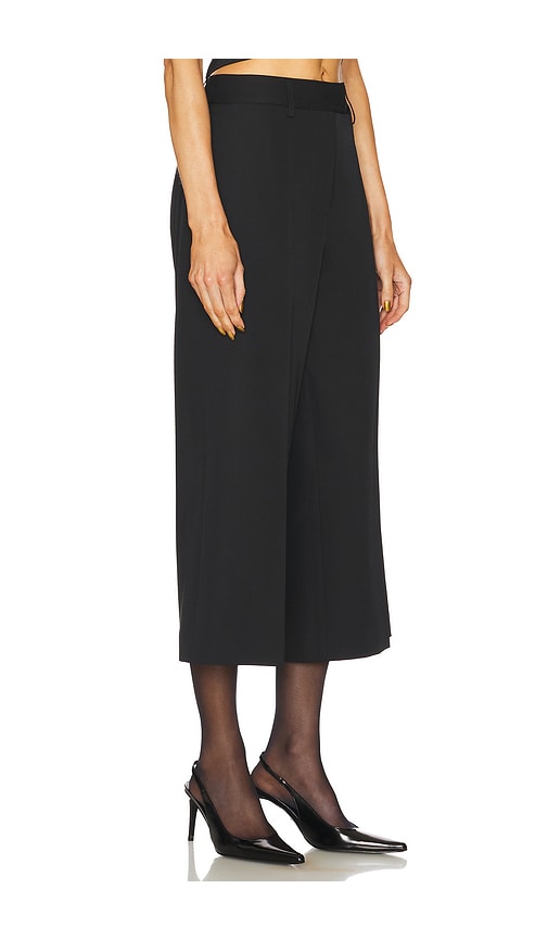 Shop Osis Studio Leona Cropped Trousers In Black