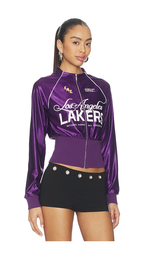  Off Season Chaqueta De Chándal Recortada Los Angeles Lakers En Color Morado Talla M  (también En S, Xs). 