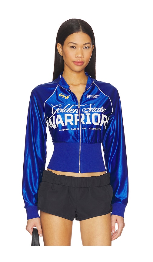 Off Season Golden State Warriors Cropped Track Jacket