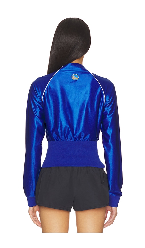  Off Season Blouson De Survêtement Cropped Golden State Warriors En Blue. Taille L. Also En M, S, Xs. 