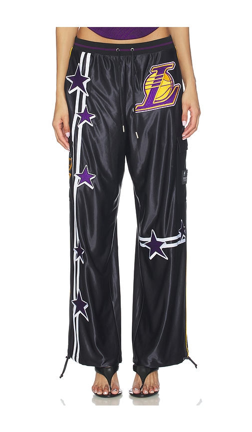  Off Season Pantalon De Survêtement En Nylon Los Angeles Lakers En Black. Taille L. Also En M, S, Xs, Xxs. 