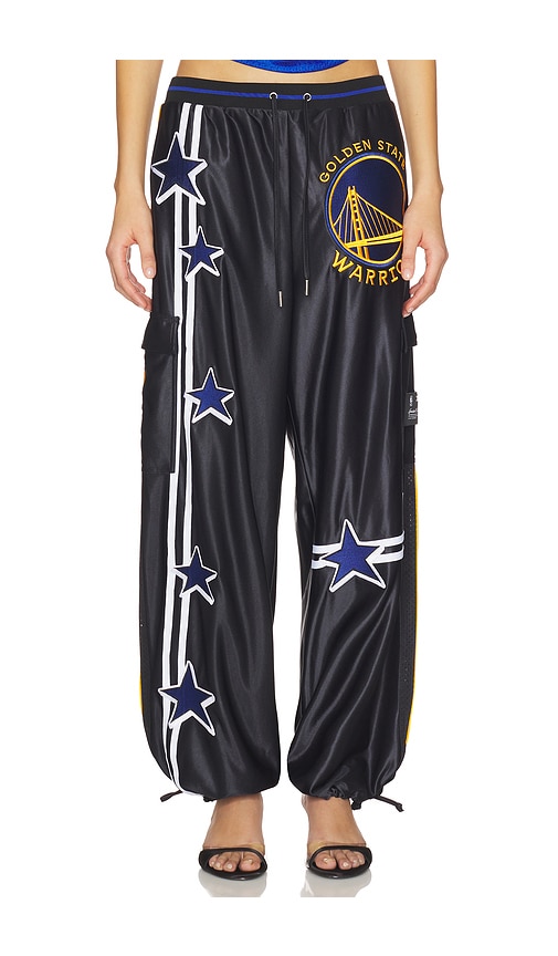  Off Season Pantalon De Survêtement En Nylon Golden State Warriors En Black. Taille M. Also En S, Xs. 
