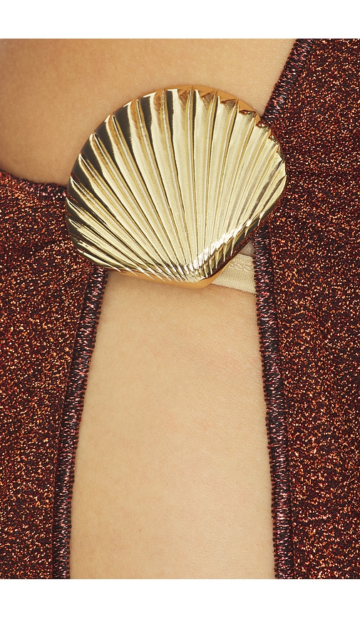 Oseree Lumiere Shell Long Dress | Thumbnail 5