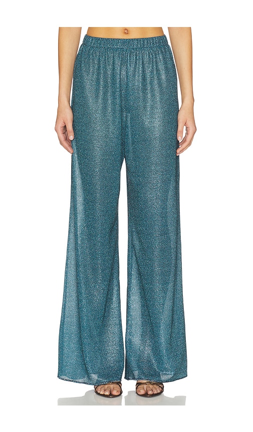 Oseree Lumiere Pants in Teal | Women's Pants | Vêtir