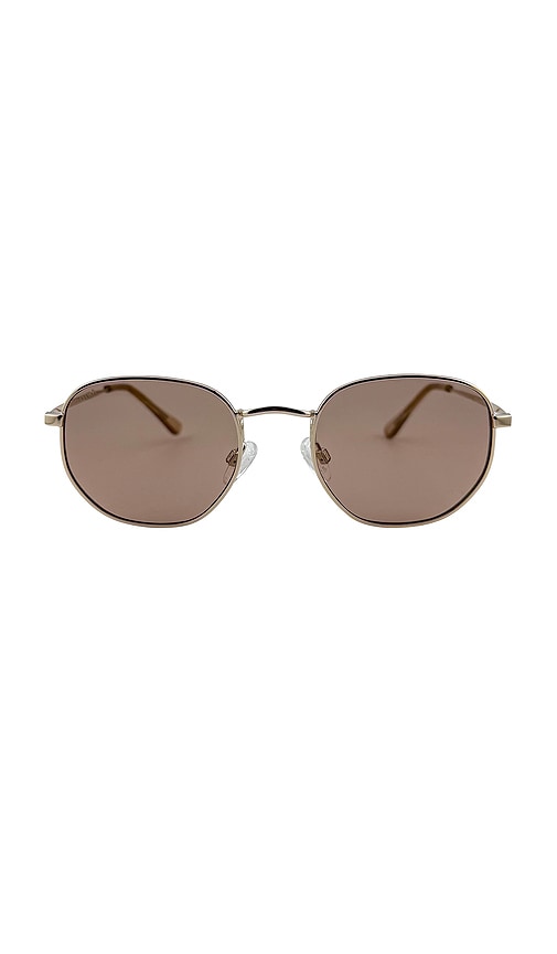 Bowie Sunglasses in Metallic Gold.