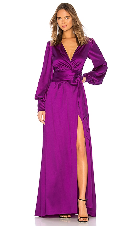 purple dress revolve