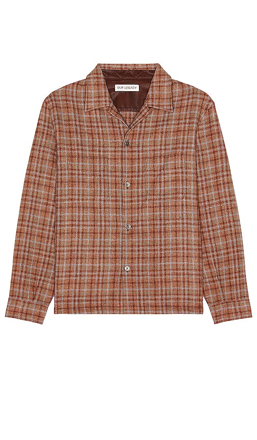 Our Legacy Heusen Shirt in Rust Check | REVOLVE