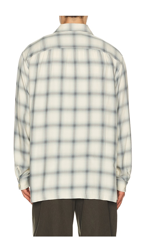 Our Legacy Off-white Drift Shirt In Blue