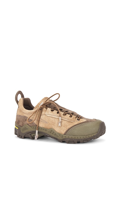 Our Legacy Gabe Suede Sneakers Round Toe Rubber Sole In Multi