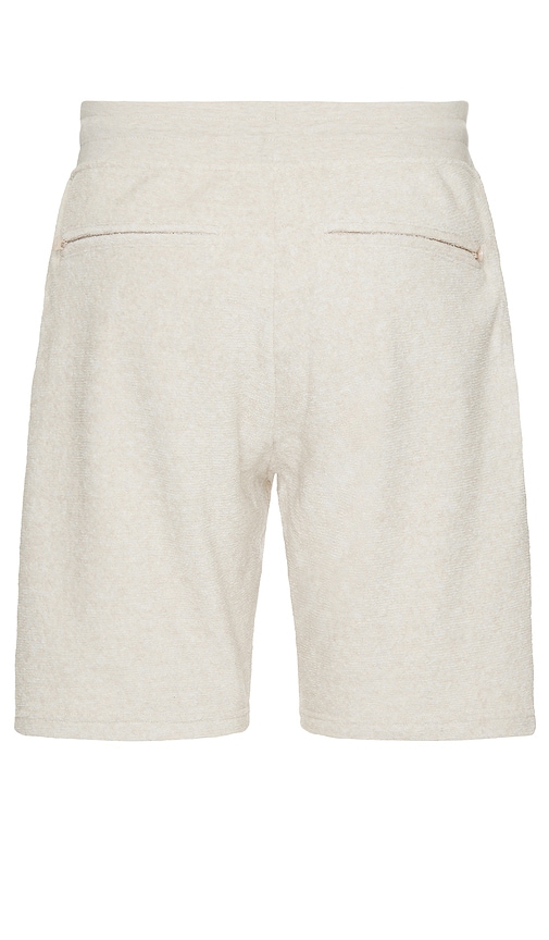 Shop Outerknown Hightide Sweat Short In 杂灰白色