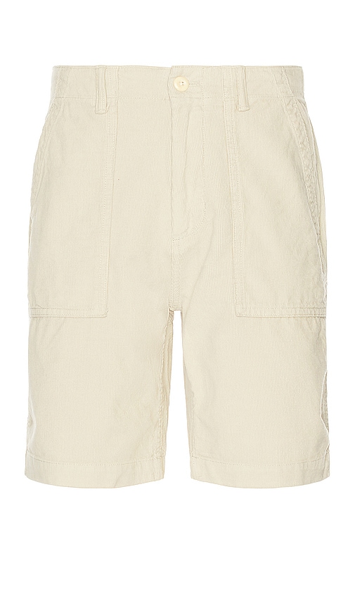 Outerknown Seventyseven Cord Utility Short In Neutral
