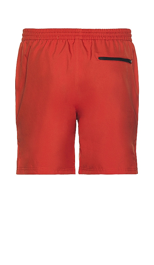 Shop Outerknown Nomadic Volley Short In 褪色红