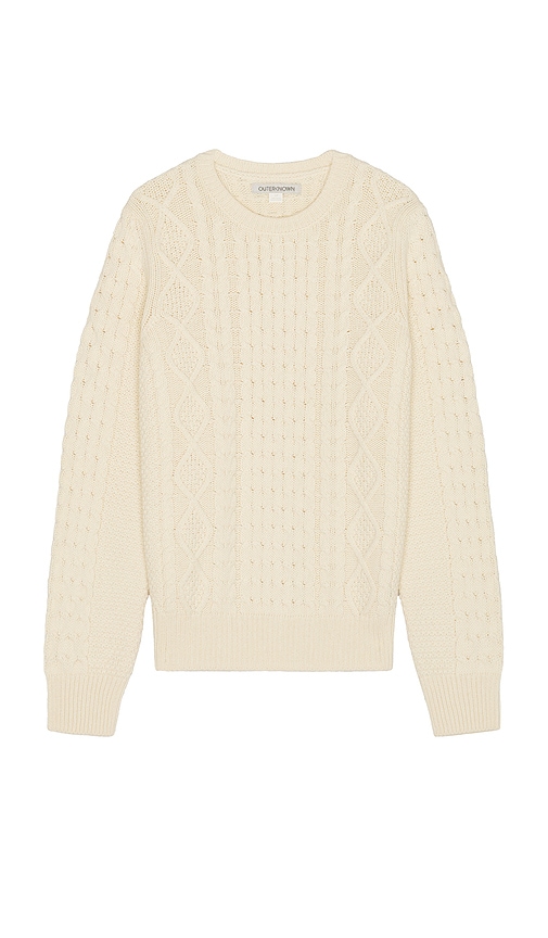 Shop Outerknown Seafarer Sweater In Cream