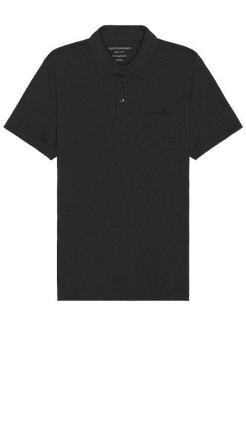 Outerknown Sojourn Polo In Black