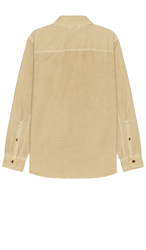 Shop Outerknown The Utilitarian Shirt In Tan