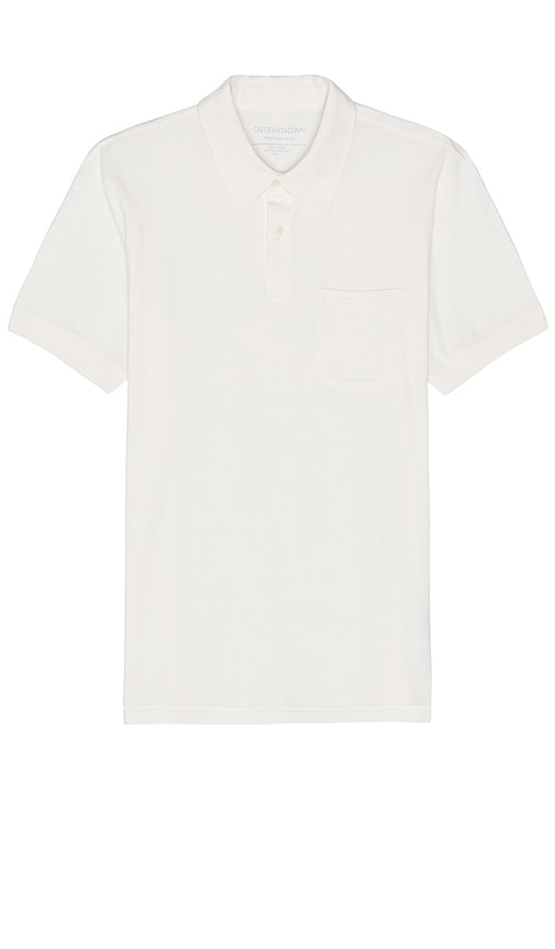 Shop Outerknown Sojourn Polo In White