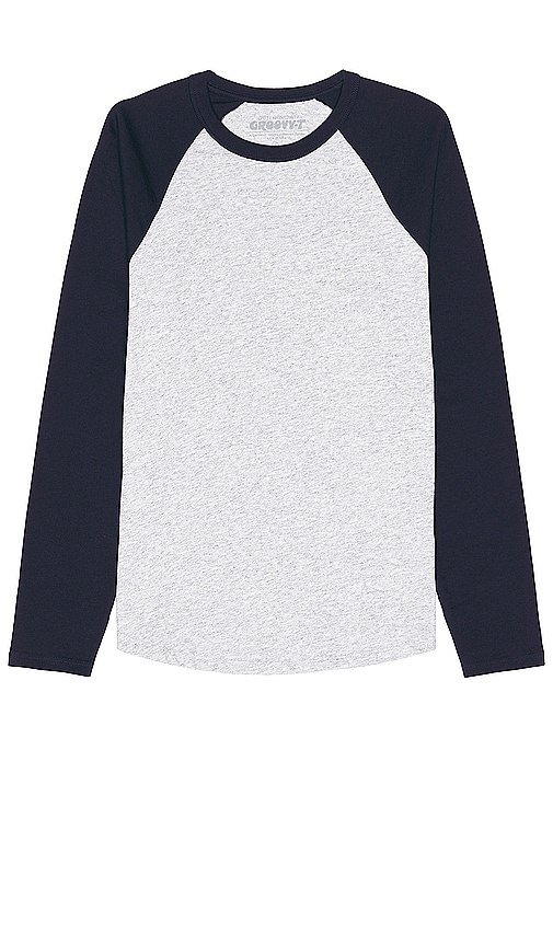 Shop Outerknown Groovy Baseball Tee In Grey