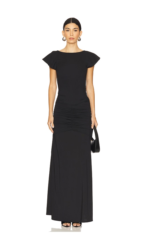 x REVOLVE Caia Maxi Dress in Black. - size XS (also in L, M, S)