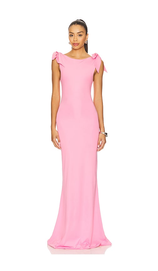 x REVOLVE Cornelia Maxi Dress in Pink. - size S (also in XS)