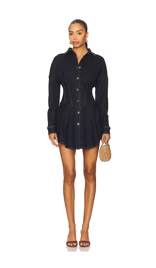Ella Denim Shirt Dress in Blue. - size M (also in XS) - OW Collection - Modalova