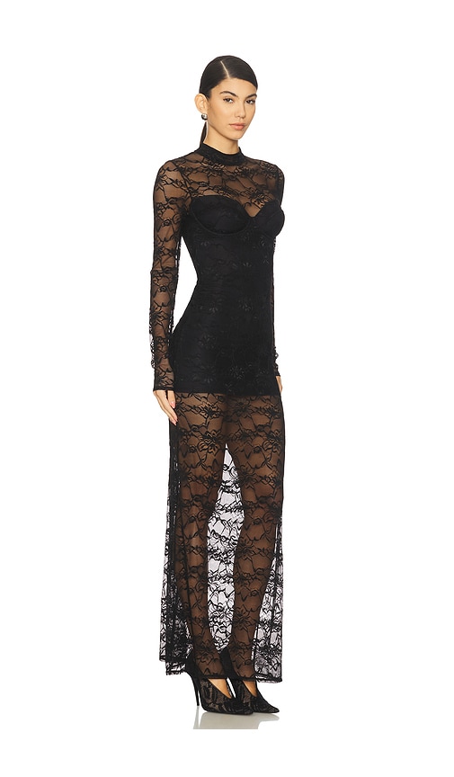Ow Collection Addison Maxi Dress In Black