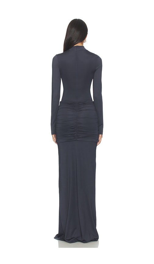 Ow Collection Maxikleid Celia In Charcoal. Größe S. Also In Xs, M, L. 