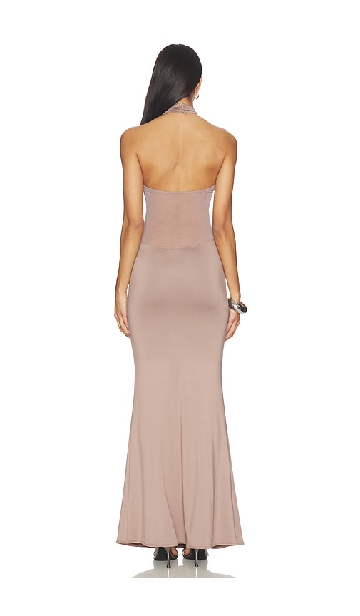  Ow Collection Kleid Selia Maxi In Neutral. Größe S. Also In M, Xs, Xl. 