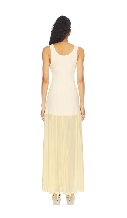  Ow Collection Kleid Lyanna Maxi In Yellow. Größe Xs. Also In S, M. 
