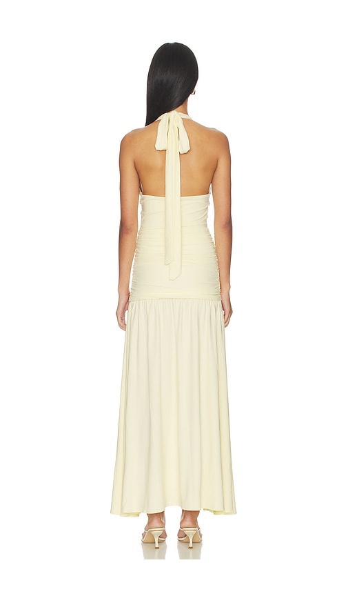  Ow Collection Kleid Aven Maxi In Yellow. Größe Xs. Also In S, M, L. 