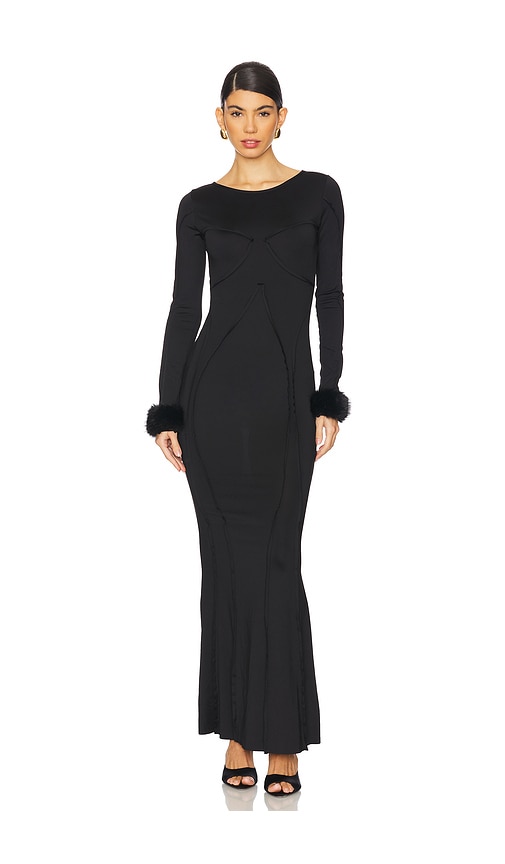 Ow Collection Ciara Maxi Dress In Black