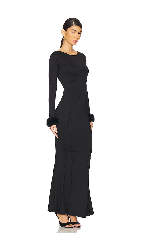 Ow Collection Ciara Maxi Dress In Black