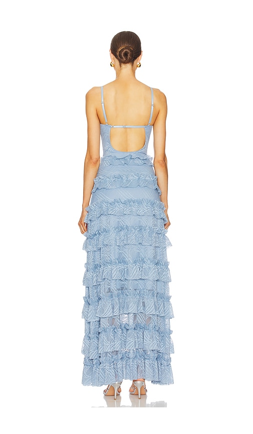  Ow Collection Maxikleid Marina In Blue. Größe S. Also In M, L. 