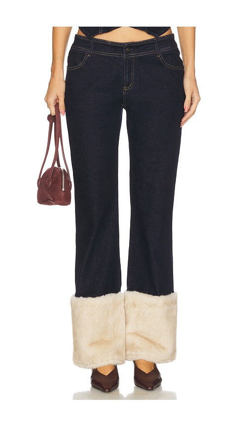 Ow Collection Desi Jeans In Blue