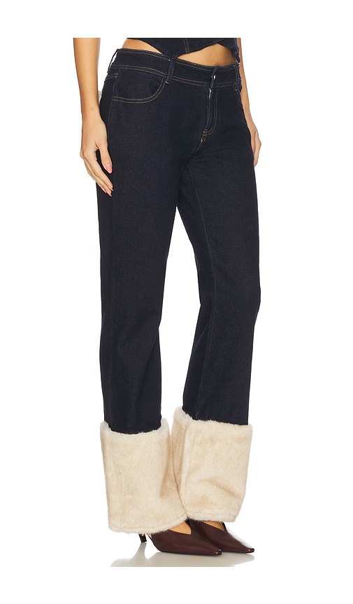 Ow Collection Desi Jeans In Blue