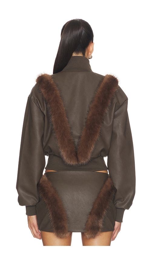  Ow Collection Jacke Bela In Brown. Größe Xs. Also In S, M. 
