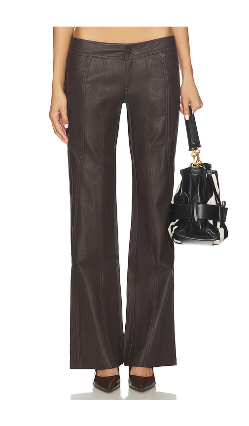 Ow Collection Jade Pant In Brown