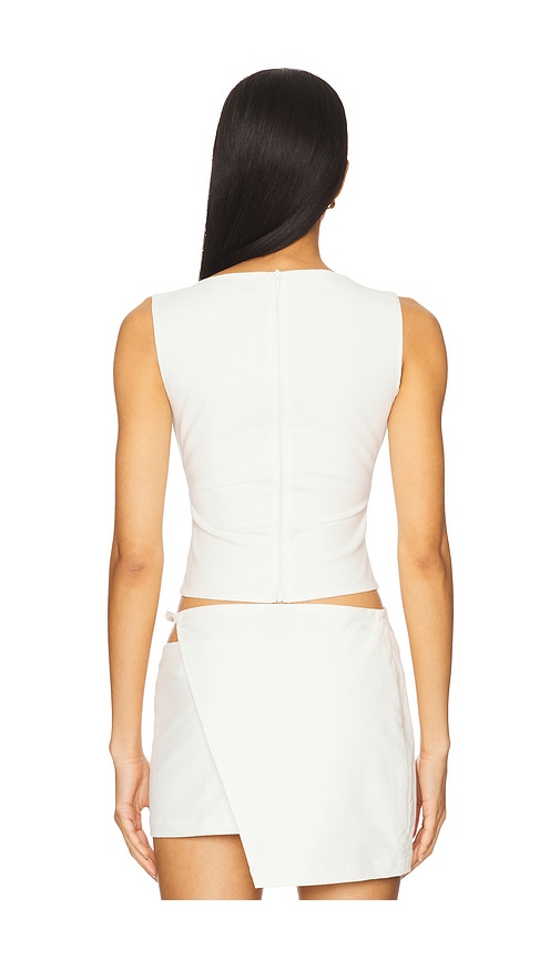  Ow Collection ärmelloses Oberteil Malene In White. Größe S. Also In Xs, M, L. 
