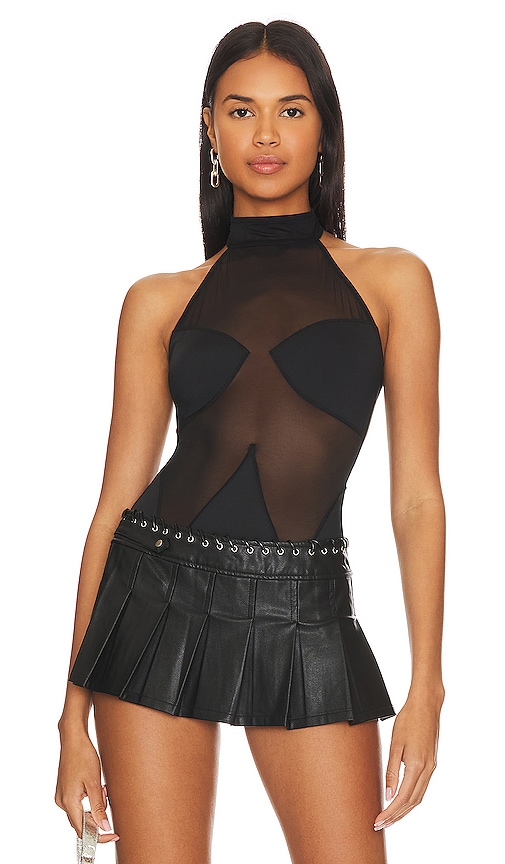 Ow Collection Clair Bodysuit In Black