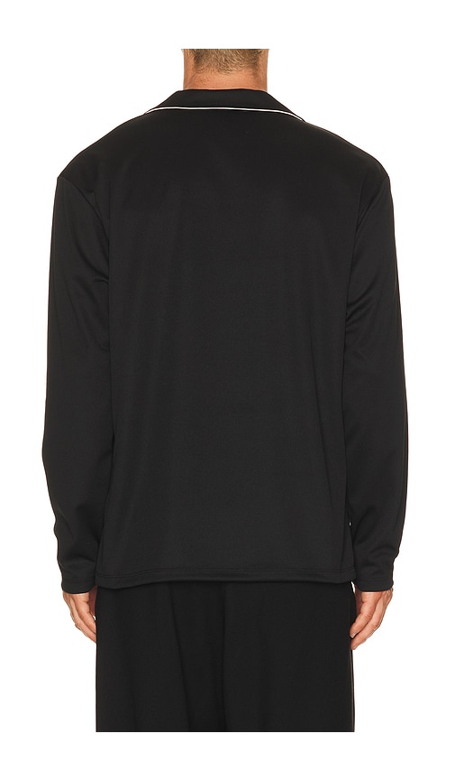  Oyster Otc On Court / Off Court Longsleeve Polo En Color Negro Talla L  (también En M, S, Xl/1x, Xxl/2x). 