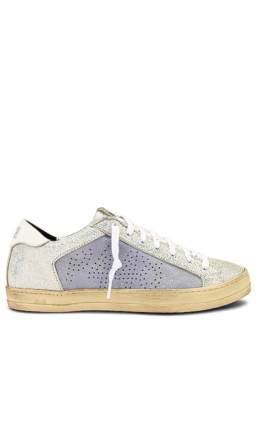 p448 silver sneakers